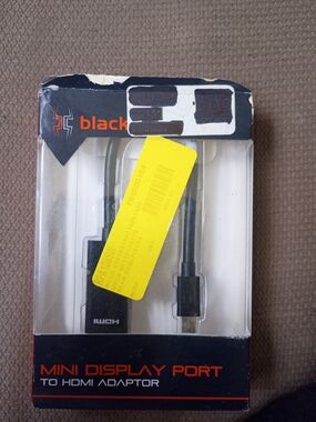 Blackweb Mini DisplayPort to HDMI Adapter - Black